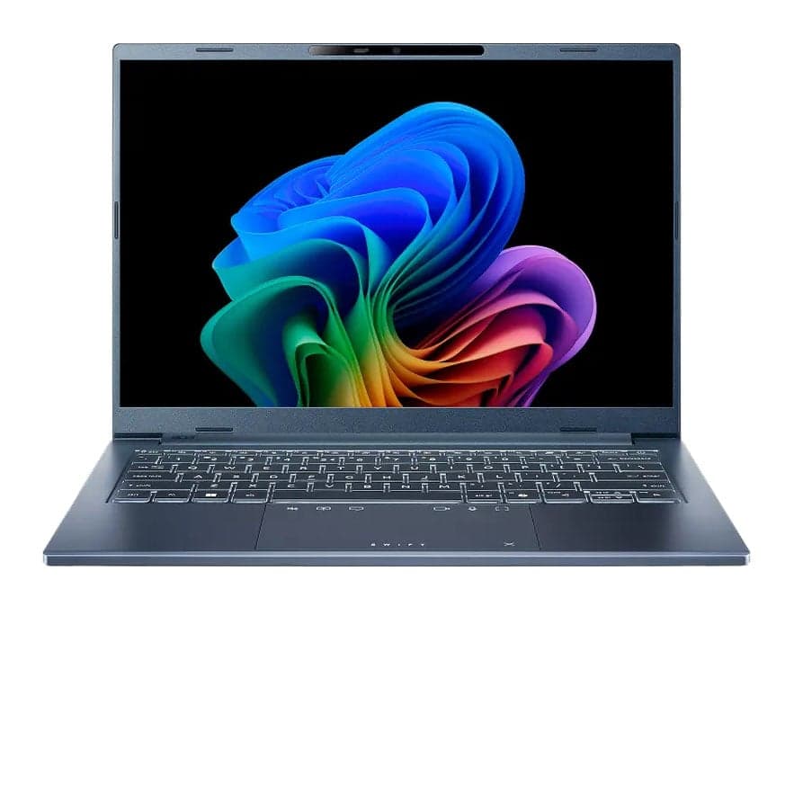 Laptop ACER Swift Go 14 AI SFG14-75-5264 | Ultra 5 226V, 16GB LPDDR5X, SSD 512GB, UMA, 14" FHD+ OLED, Win 11, Xanh (NX.JNBSV.001)