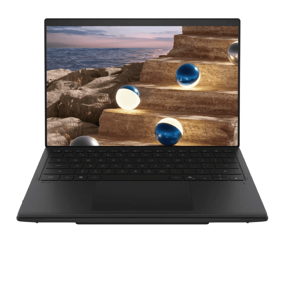 Laptop ASUS Zenbook Duo UX8407AA-SN439WS | X7-358H, 32GB LPDDR5X, SSD 512GB NVMe, 14" 3K OLED 144Hz, Touch, Pen, W11H, Túi, Xám