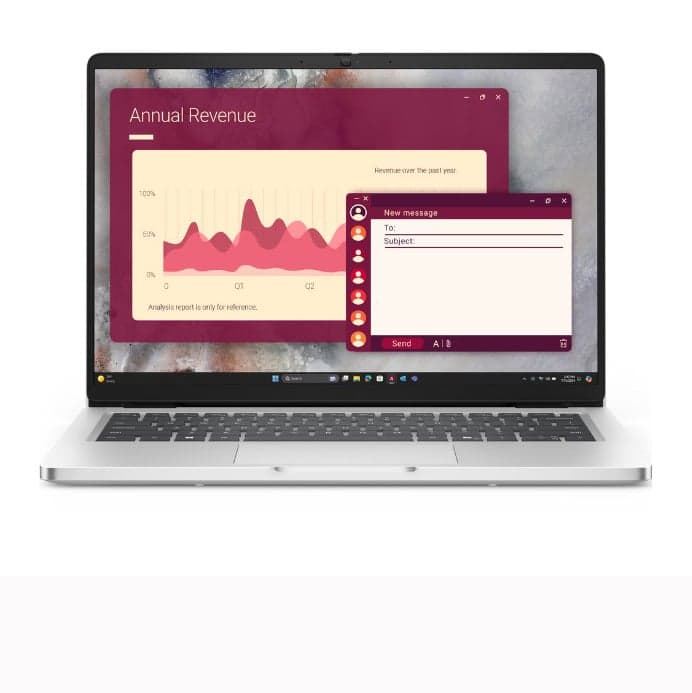 Laptop Dell Pro 14 PC14250 U58G512 | Ultra 5 235U, 8GB DDR5, SSD 512GB NVMe, 14" FHD+ IPS, Win 11 Home