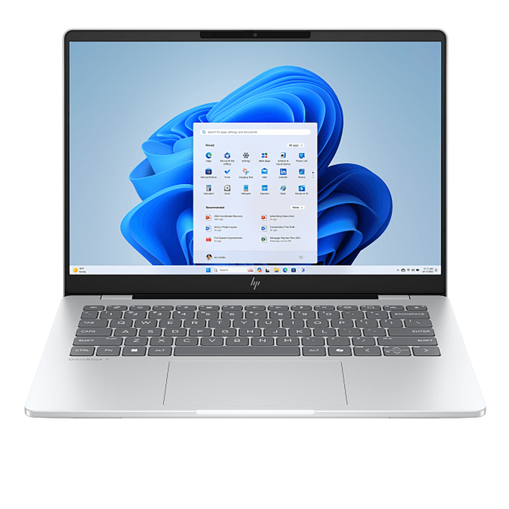 Laptop HP OmniBook 7 14-fr0024TU | Ultra 7-255H, 32GB LPDDR5, SSD 512GB NVMe, Intel Graphics, 14" 2K IPS, W11H+ Office, Bạc (C1MN0PA)