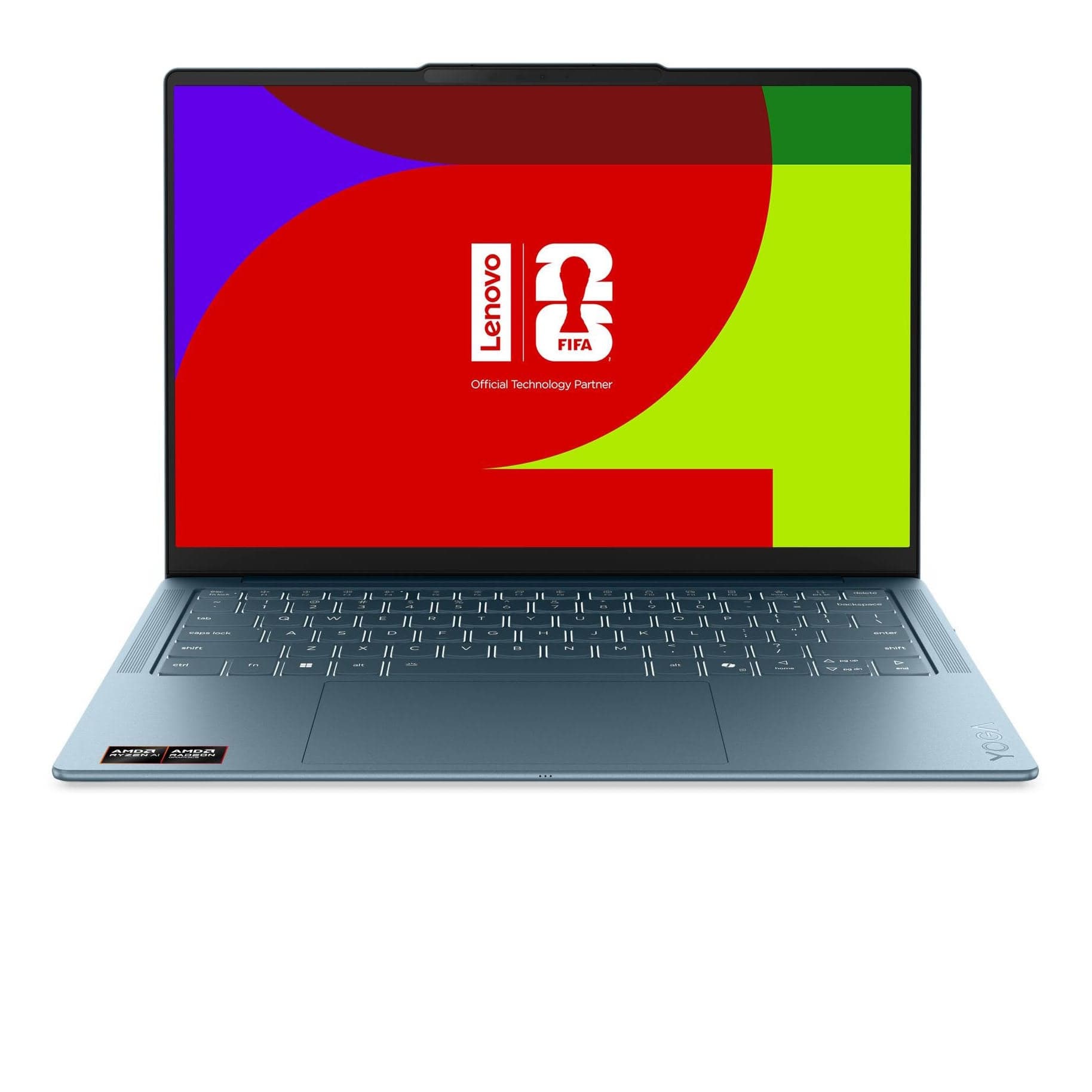 Laptop Lenovo Yoga Slim 7 14AGP11 83QS001DVN | Ryzen AI 7 445, 16GB LPDDR5X, SSD 512GB NVMe, 14" WUXGA OLED, AMD Radeon 840M, W11H 64, OfficeH24+M365, Xanh