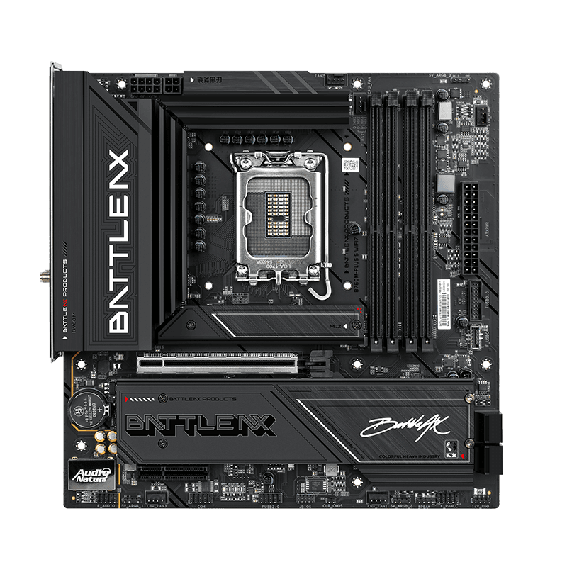 Mainboard Colorful BATTLE-AX B760M-PLUS S Wifi 7 V20 DDR4 | Intel B760, LGA1700, WiFi 7, Bluetooth 5.4, PCIe 5.0, mATX