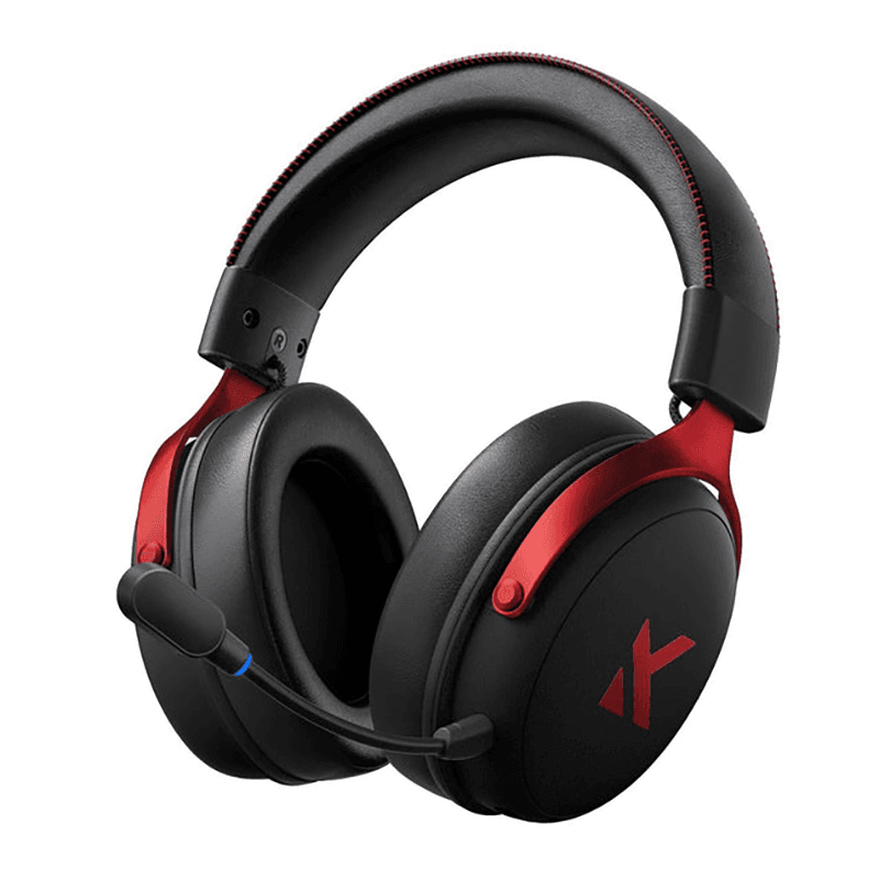 Tai Nghe Gaming Không Dây MCHOSE V9 Pro- Black Red - 3 Modes