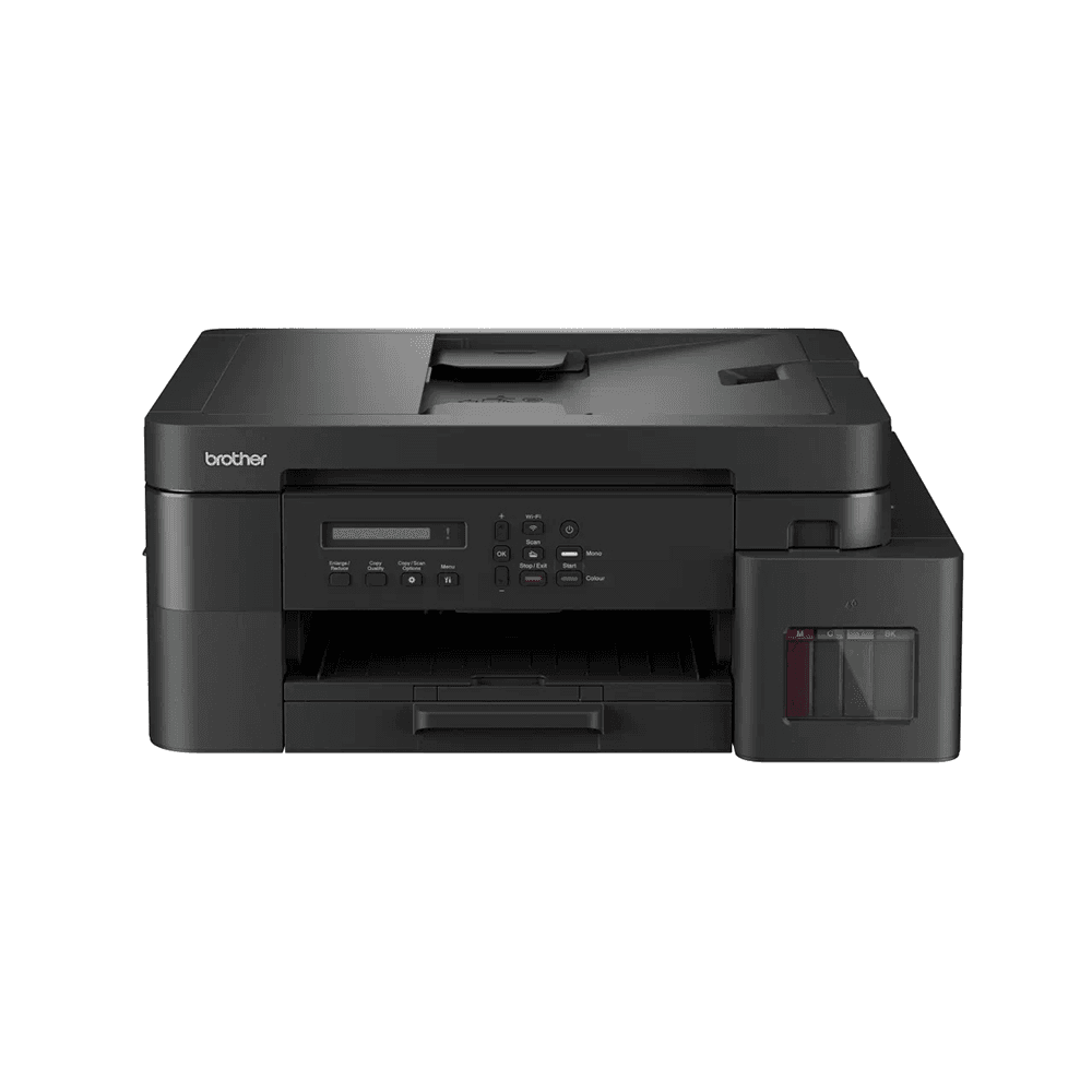 Máy in phun màu đa năng Brother DCP-T830DW | In đảo mặt, Copy, Scan, A4, A5, USB, LAN, WiFi