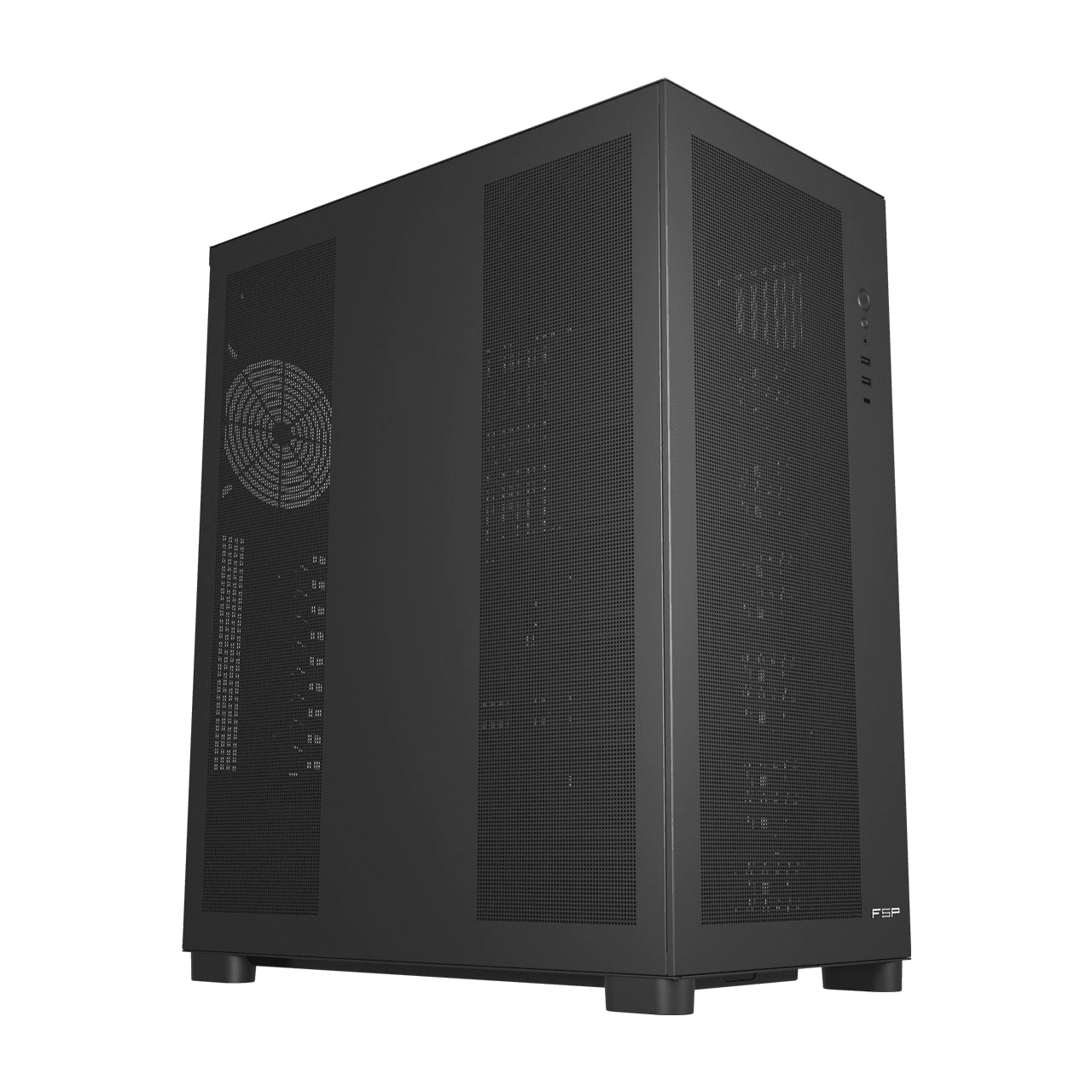 Thùng máy văn phòng FSP U500 chuyên Dụng cho Server, Workstation | E-ATX, Đen