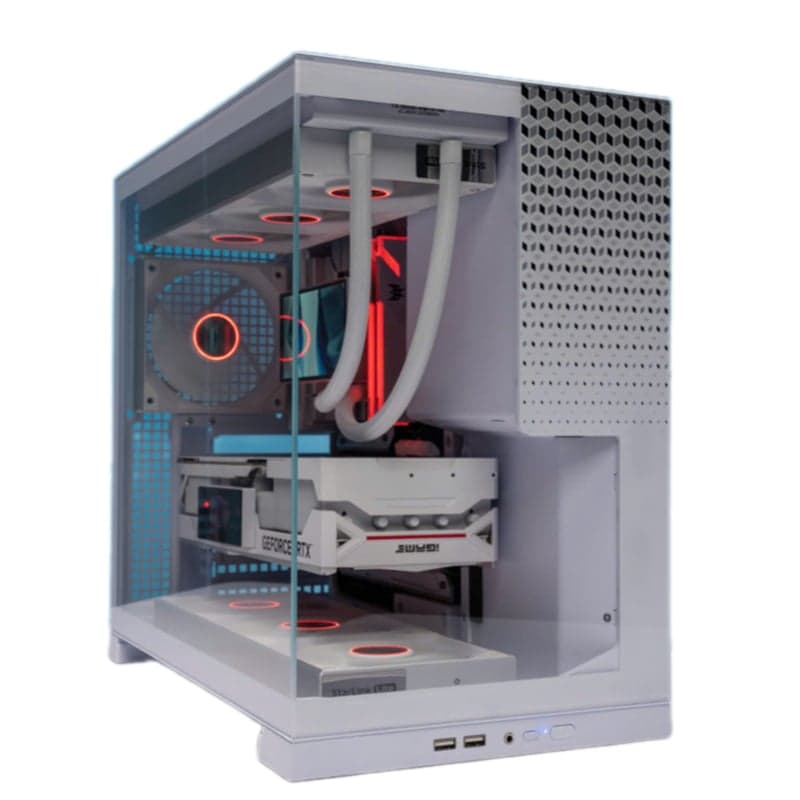 Thùng máy Leopard AX-1 ATX (Không Kèm Fan) - Trắng