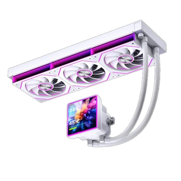 Tản nhiệt nước Leopard Pro Flow 360 SE ARGB LCD | 360mm, ARGB, LCD, Trắng