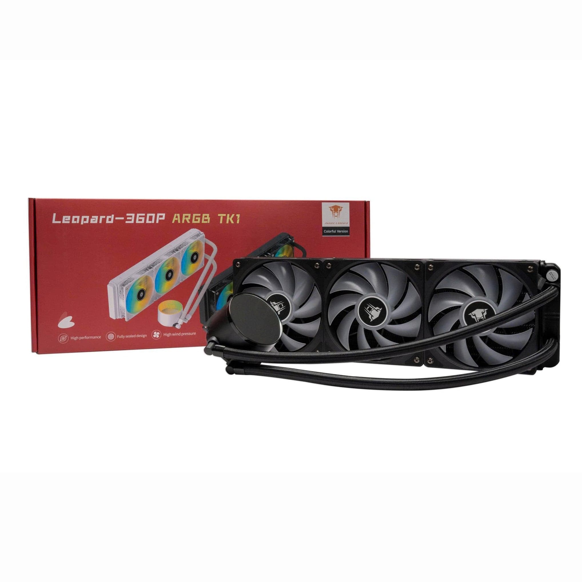 Tản nhiệt nước Leopard TK1 360 | ARGB, Đen