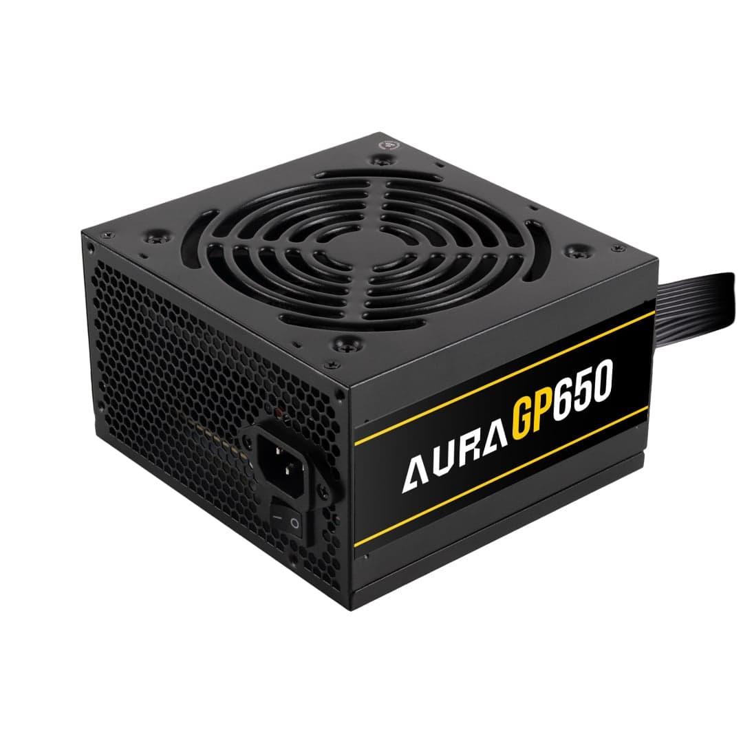 Nguồn máy tính Gamdias Aura GP650 650W ATX12V V2.4 - Đen | Non Modular, ATX
