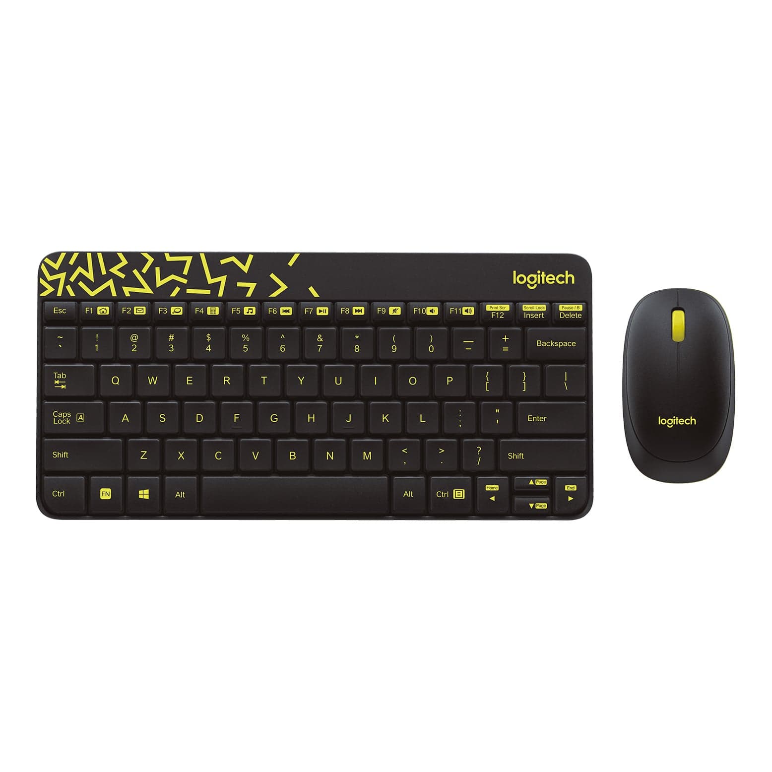 Combo phím chuột văn phòng Logitech MK240 | Wireless, Mini, Black