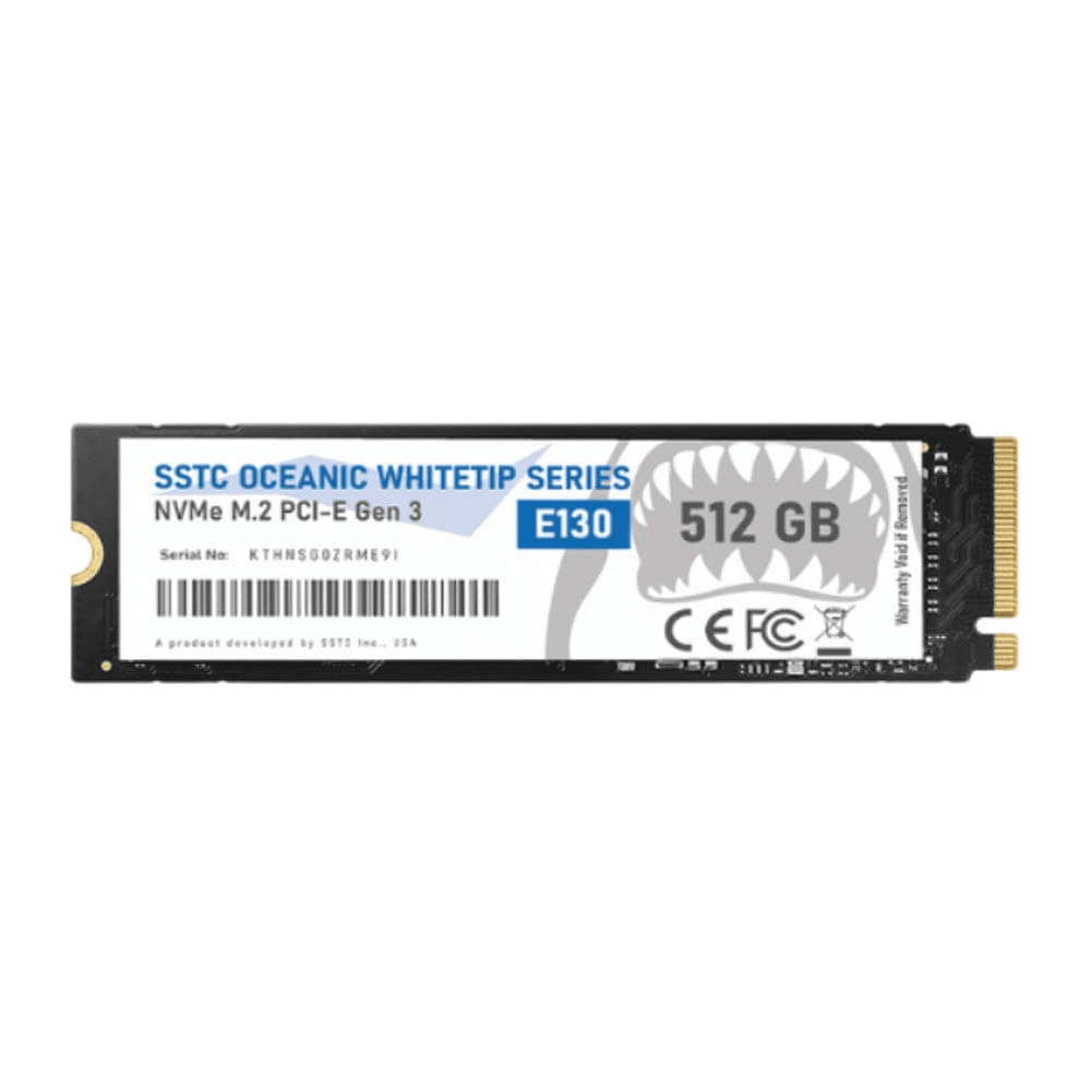 Ổ cứng SSD SSTC E130 512GB | PCIe Gen3 x4 NVMe, M.2 2280 (E130-512GB)