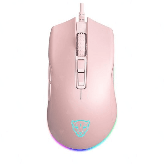 Chuột gaming Motospeed V70 RGB | 12000 DPI, 135g, RGB, Hồng