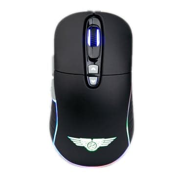 Chuột gaming Newmen WGX6 | Wireless 2.4Ghz, 12000 DPI, 110g, RGB, Đen