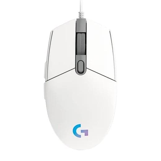 Chuột gaming Logitech G102 Gen II Lightsync | Có dây, 8000 DPI, 85g, RGB, Trắng