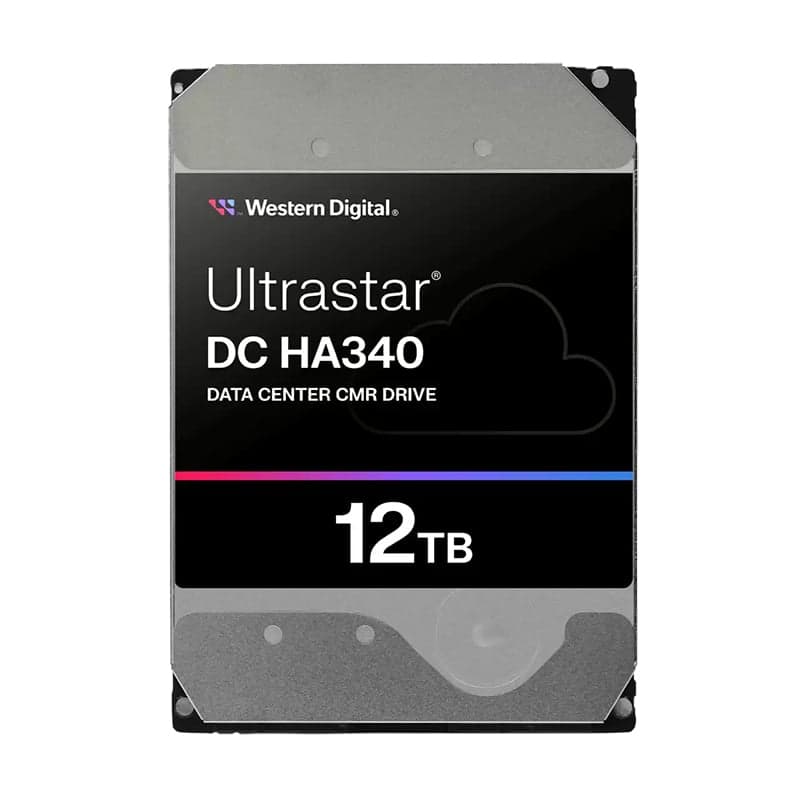 Ổ cứng HDD Western Digital Ultrastar DC HA340 12TB | SATA III, 3.5", 7200RPM, CMR (WUS721212BLE6L4 / 0B47063)