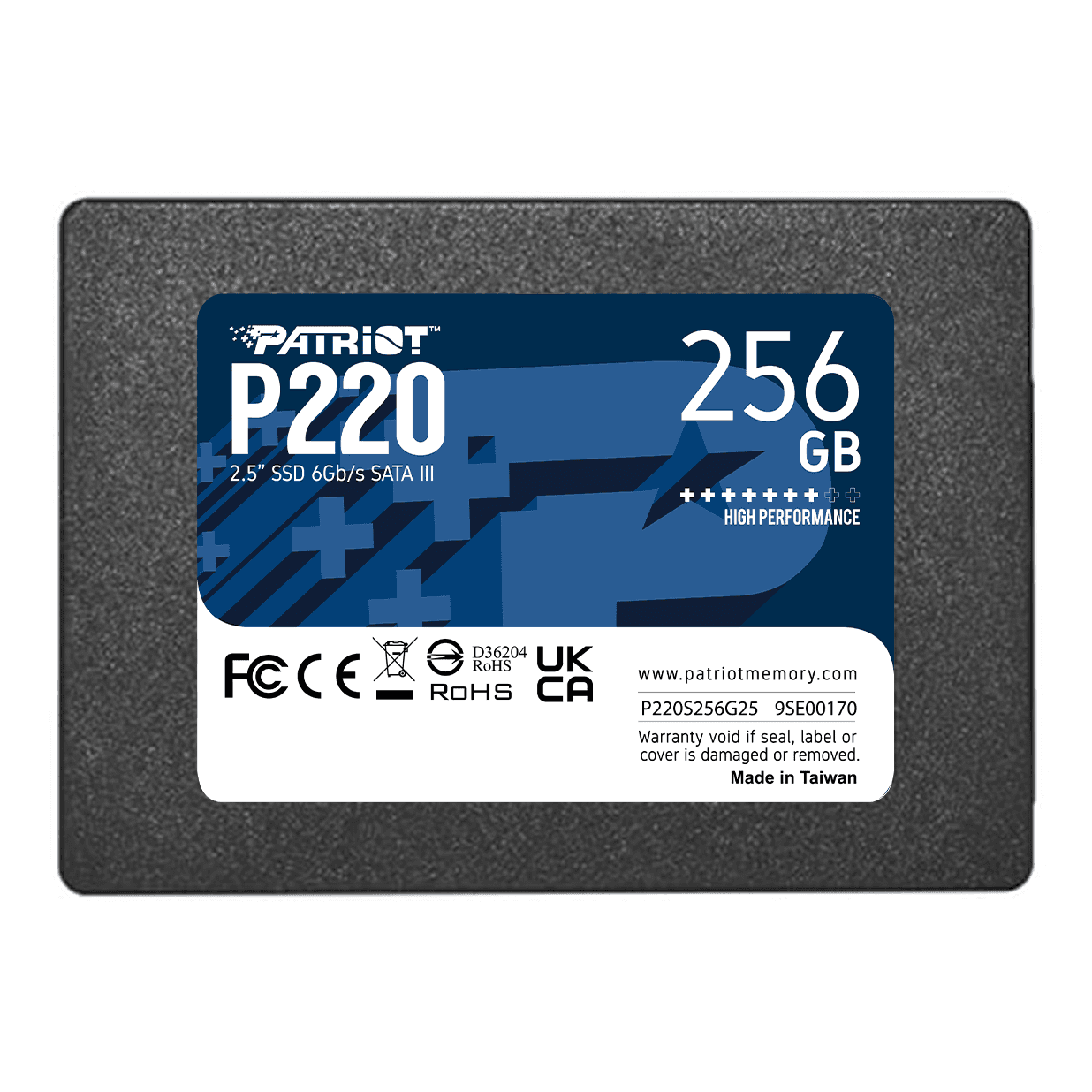 Ổ cứng SSD Patriot P220 256GB | SATA III, 2.5 inch (P220S256G25)
