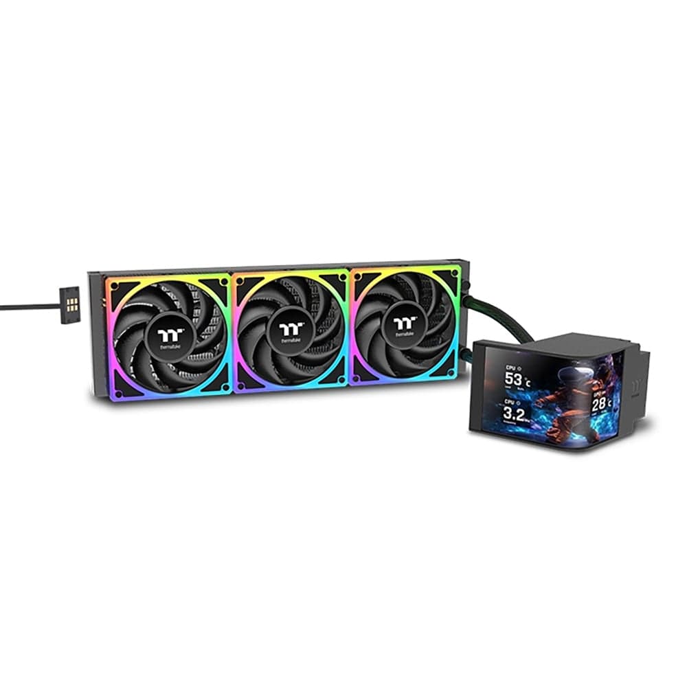 Tản nhiệt nước CPU Thermaltake MAG Curve 360 Ultra ARGB Sync | 360mm, ARGB Sync, Đen