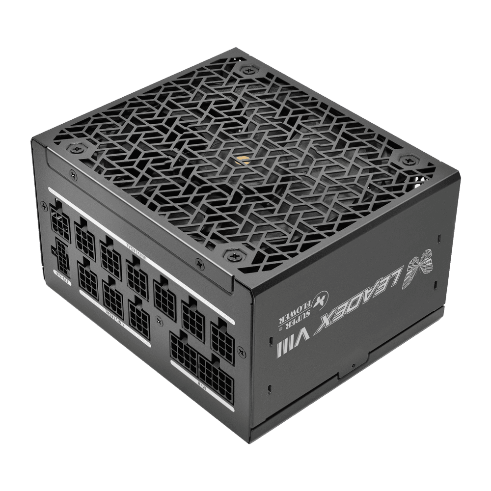 Nguồn máy tính Super Flower LEADEX VIII Platinum PRO 1200W SF-1200F14SP(T) | 80 Plus Platinum, Full Modular, ATX 3.1, Đen