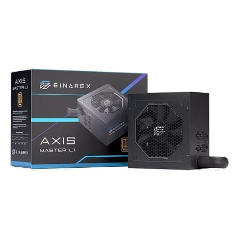 Nguồn máy tính EINAREX Axis Master L1 650W 80 Plus Bronze | Semi Modular, Full Range, Đen