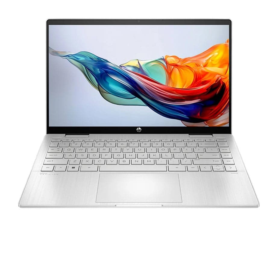Laptop HP Pavilion X360 14-ek2017TU (9Z2V5PA) | Core 5 120U, 16GB DDR4, 512GB NVMe, 14" FHD, Touch+Pen, Bạc