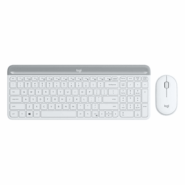 Combo Phím + Chuột Logitech MK470 (920-009183) | Không dây, Siêu mỏng, Trắng