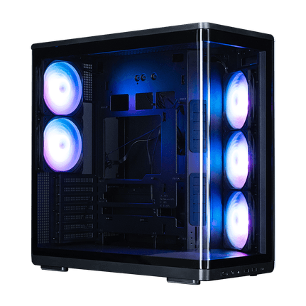 Thùng máy hồ cá Zalman P60 Kính cong Nguyên Khối (Kèm sẵn 5 Fan) | ATX, Đen