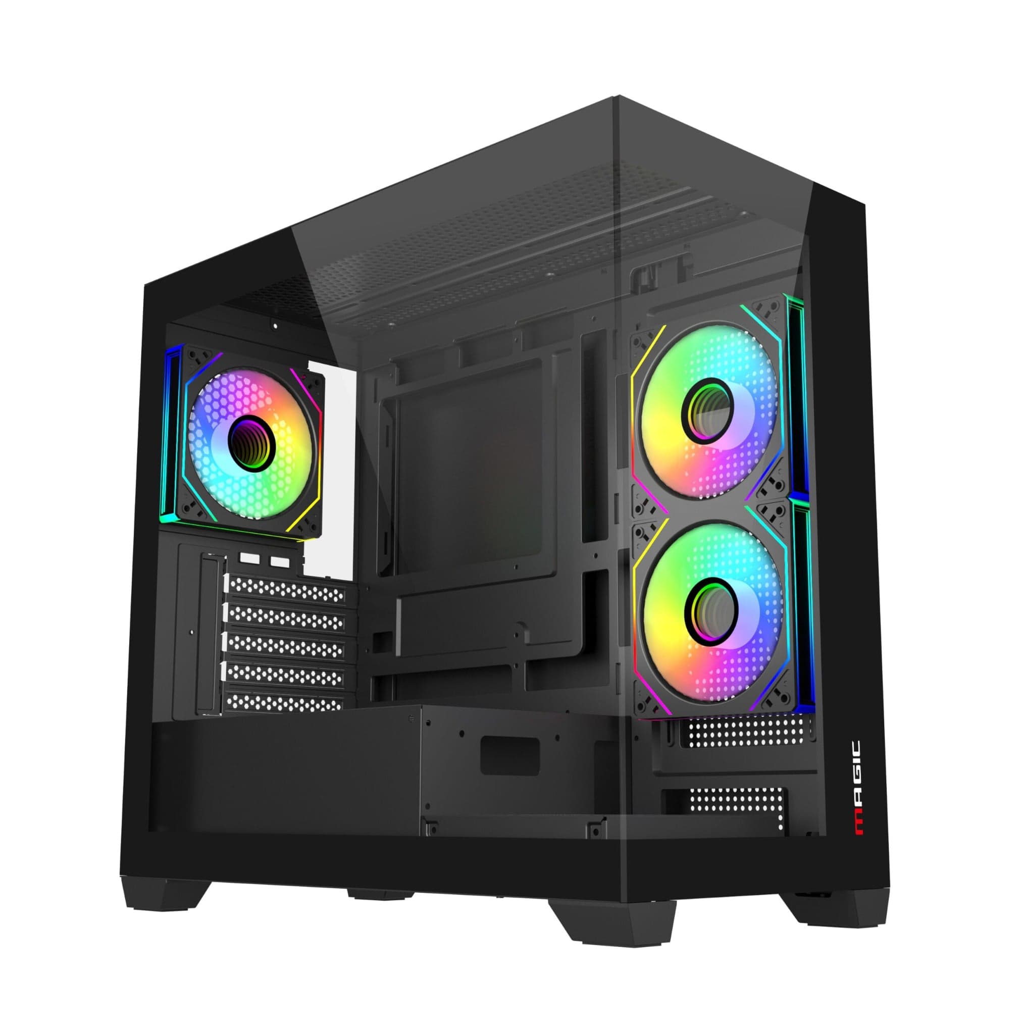 Thùng máy Case Magic C218-M M-ATX - Đen