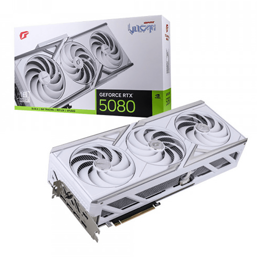 Card màn hình Colorful iGame GeForce RTX 5080 Vulcan White OC 16GB-V | 16GB GDDR7, 256-bit, 10752 CUDA, DLSS 4