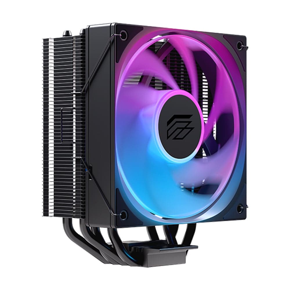 Tản nhiệt khí EINAREX Ventus V50 ARGB | 4 ống đồng, 1 Fan 120mm, Đen