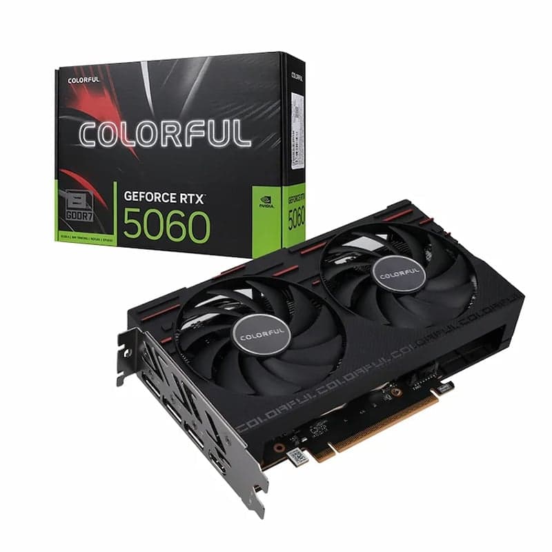 Card màn hình NVIDIA GeForce RTX 5060 Colorful Gaming DUO | 8GB GDDR7, 3840 CUDA, 550W