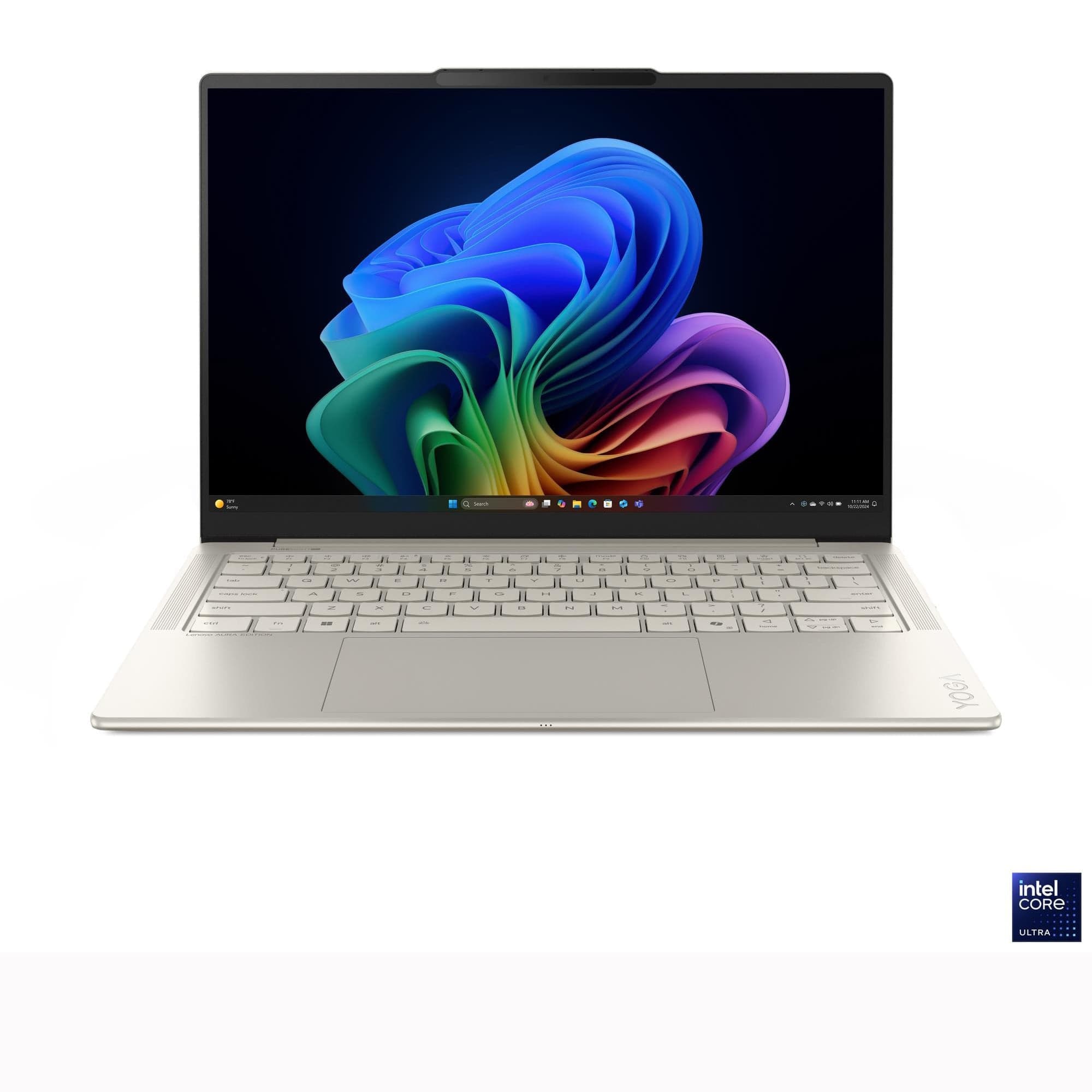 Laptop Lenovo Yoga Slim 7 14ILL10 83JX00D5VN | Ultra 5 226V, 16GB DDR5X, SSD 512GB NVMe, 14" WUXGA OLED, Intel Arc Graphics 130V, Win 11+Office, Trắng Kem