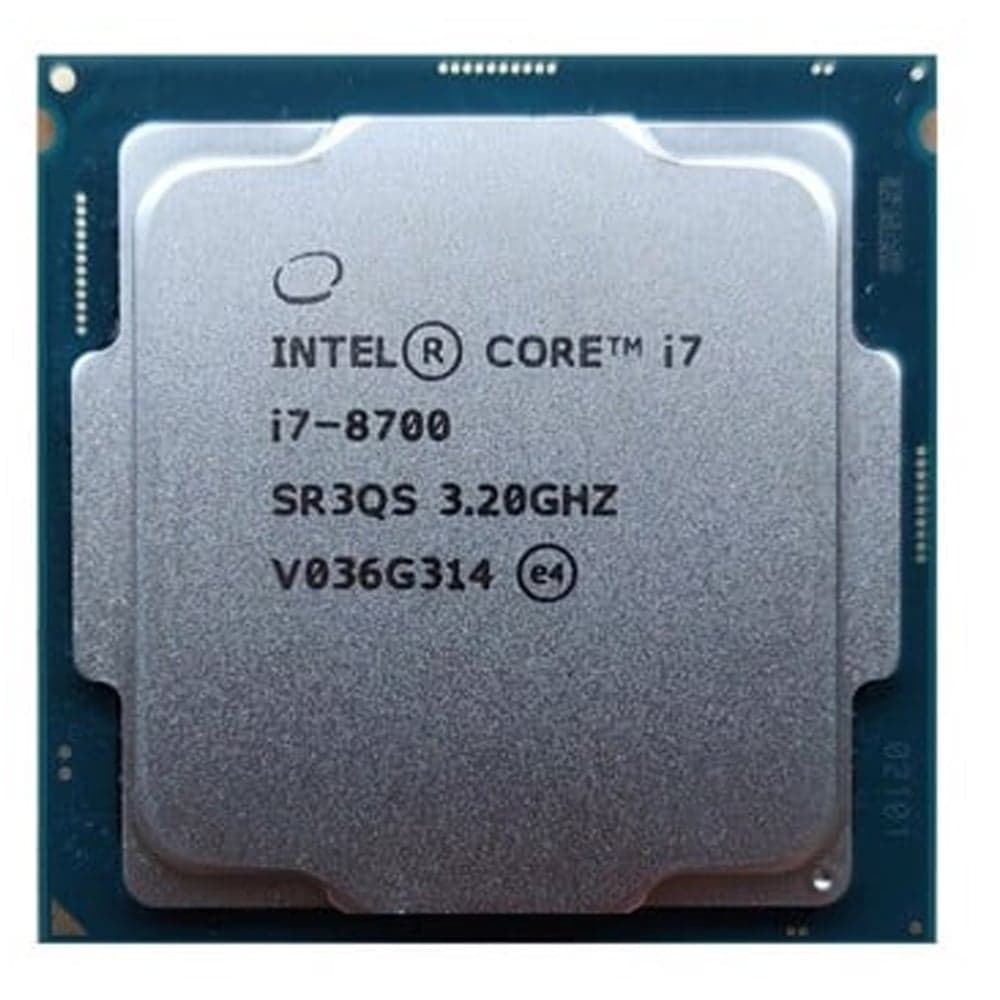 CPU Intel Core i7 8700 Cũ | LGA 1151, 6 nhân/12 luồng, Max 4.6 GHz