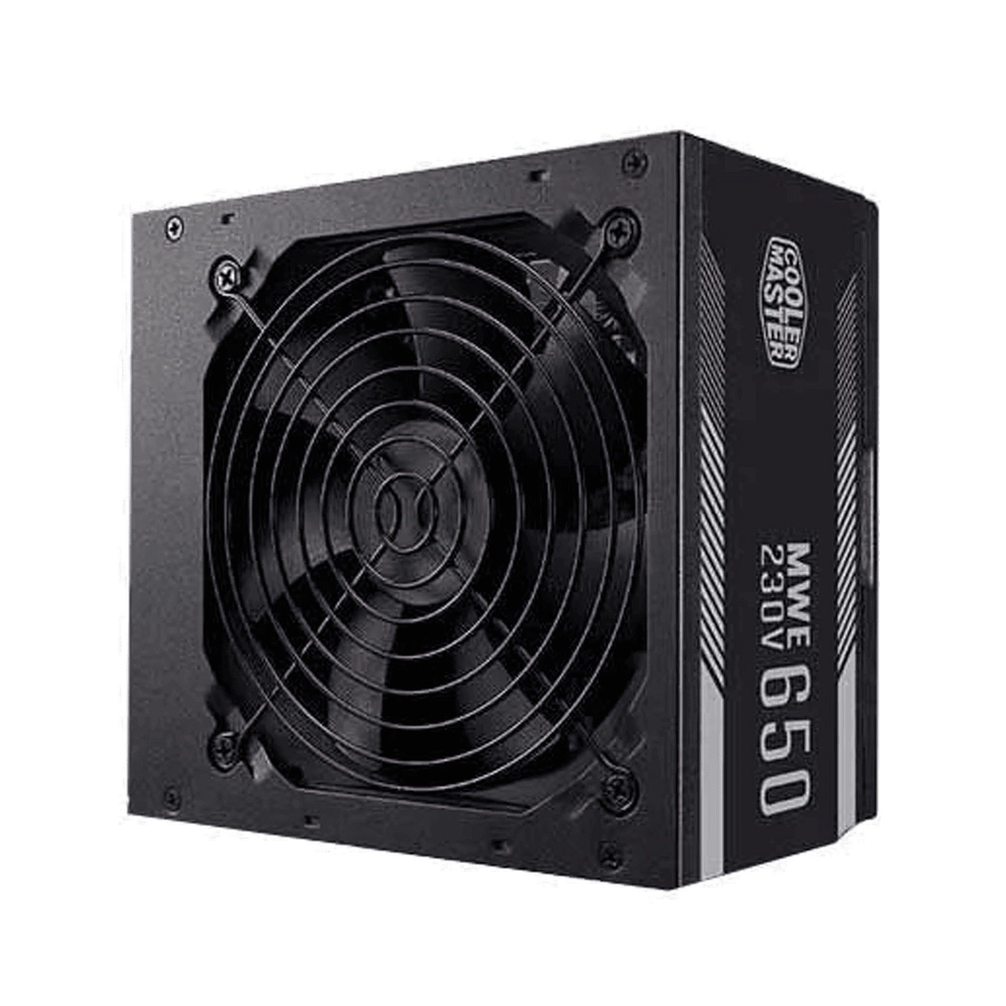 Nguồn máy tính Cooler master MWE 650W White 80 Plus 230V (MPE-6501-ACABW-EU) + Dây Nguồn | Non Modular, ATX