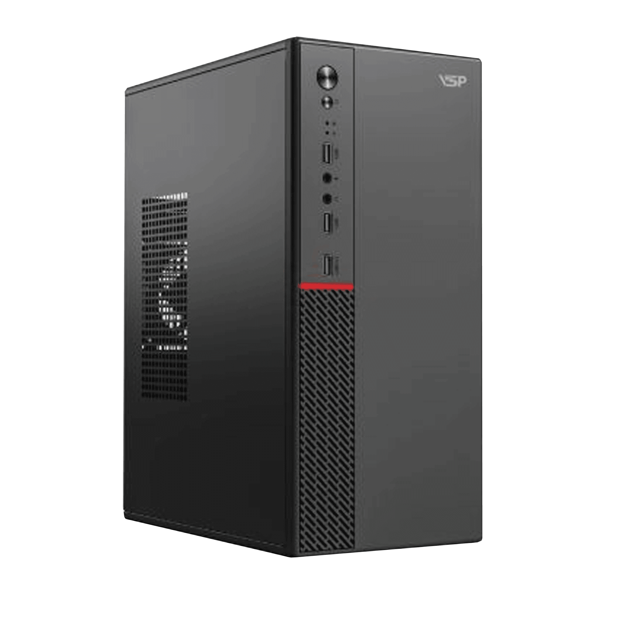 Thùng máy VSP V2803 - Black | Kèm sẵn USB 3.0, không kèm fan