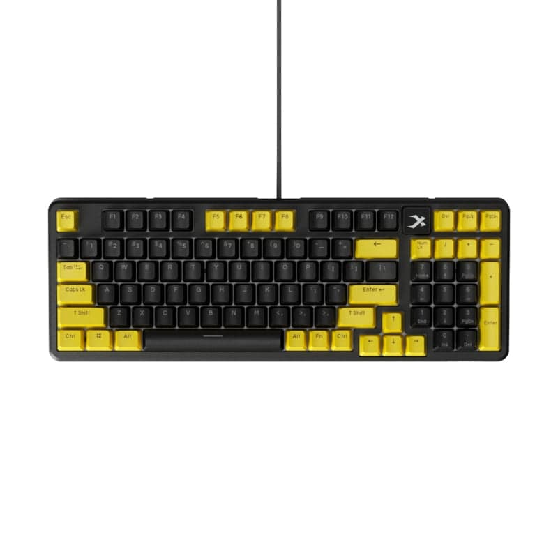 Bàn phím cơ gaming Xiberia XS980 | Có dây, Fullsize, Optical Switch, Black/Yellow