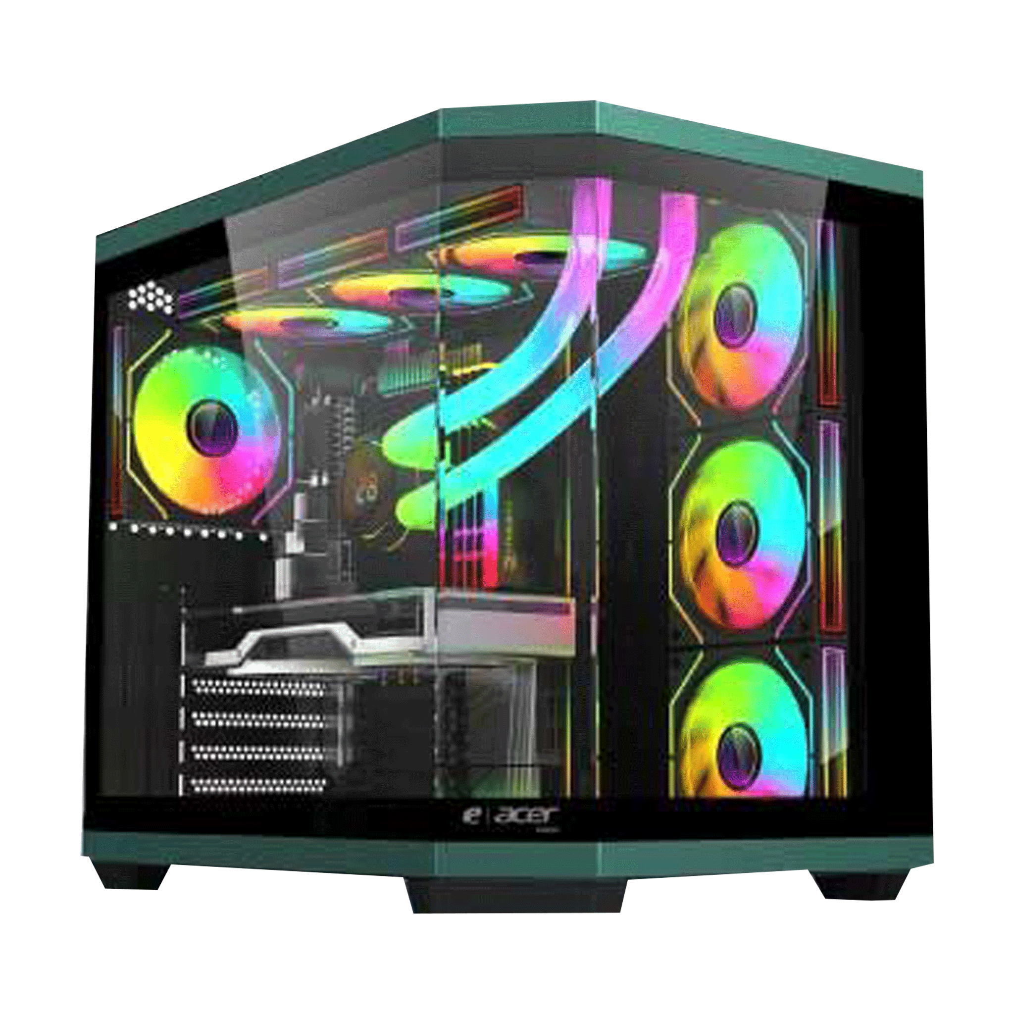 Thùng máy Acer V950 ATX - Black | Kèm sẵn 4 fan ARGB