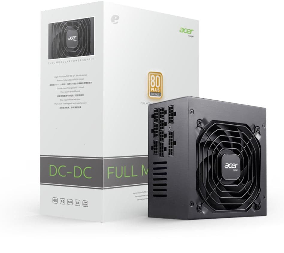 Nguồn máy tính Acer Ac750 80 Plus bronze | Full-Range, Full-Module Pcie5.0