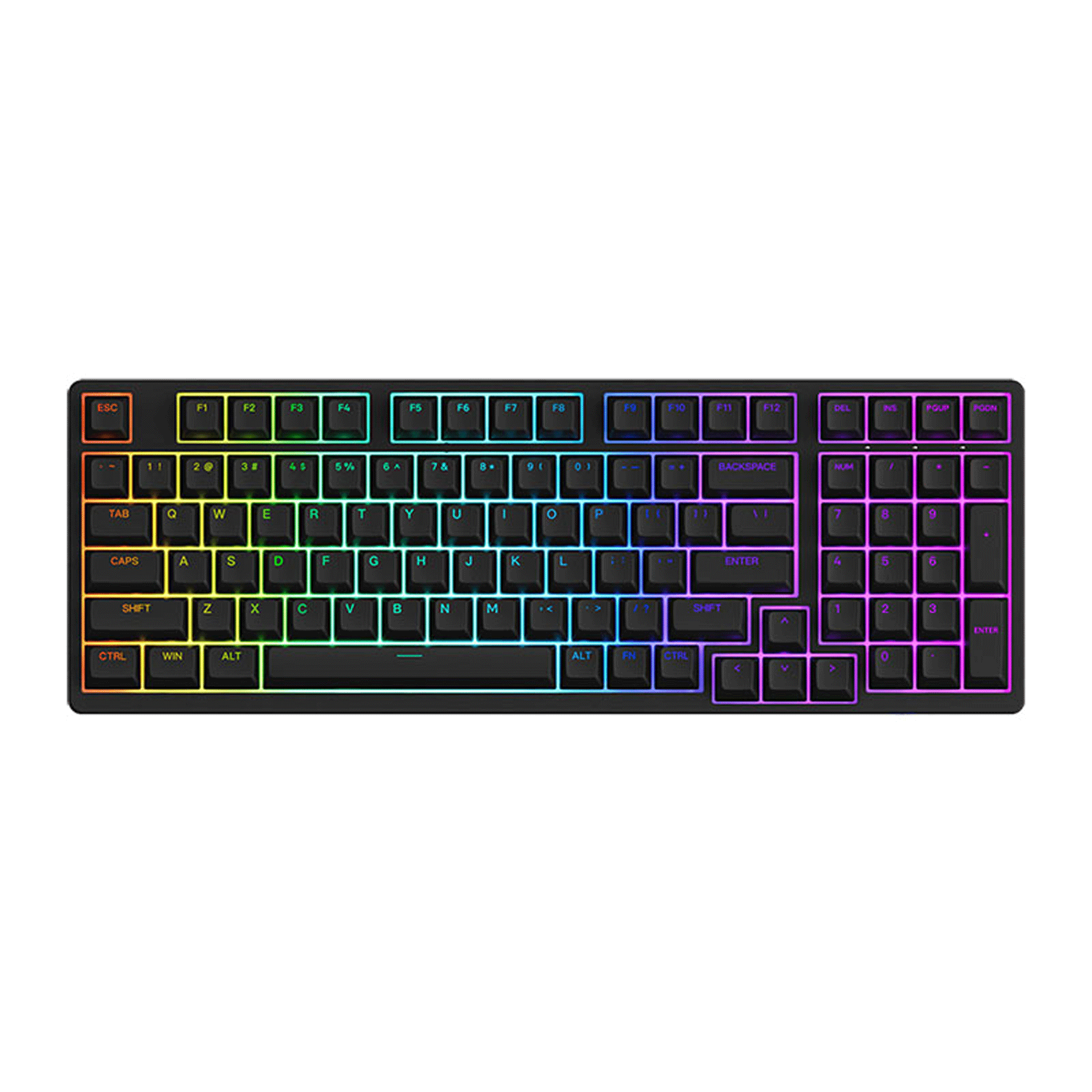 Bàn phím cơ gaming Akko 3098B Plus | 3 Mode, Fullsize, Tactile Switch, RGB, Black, Hot swap