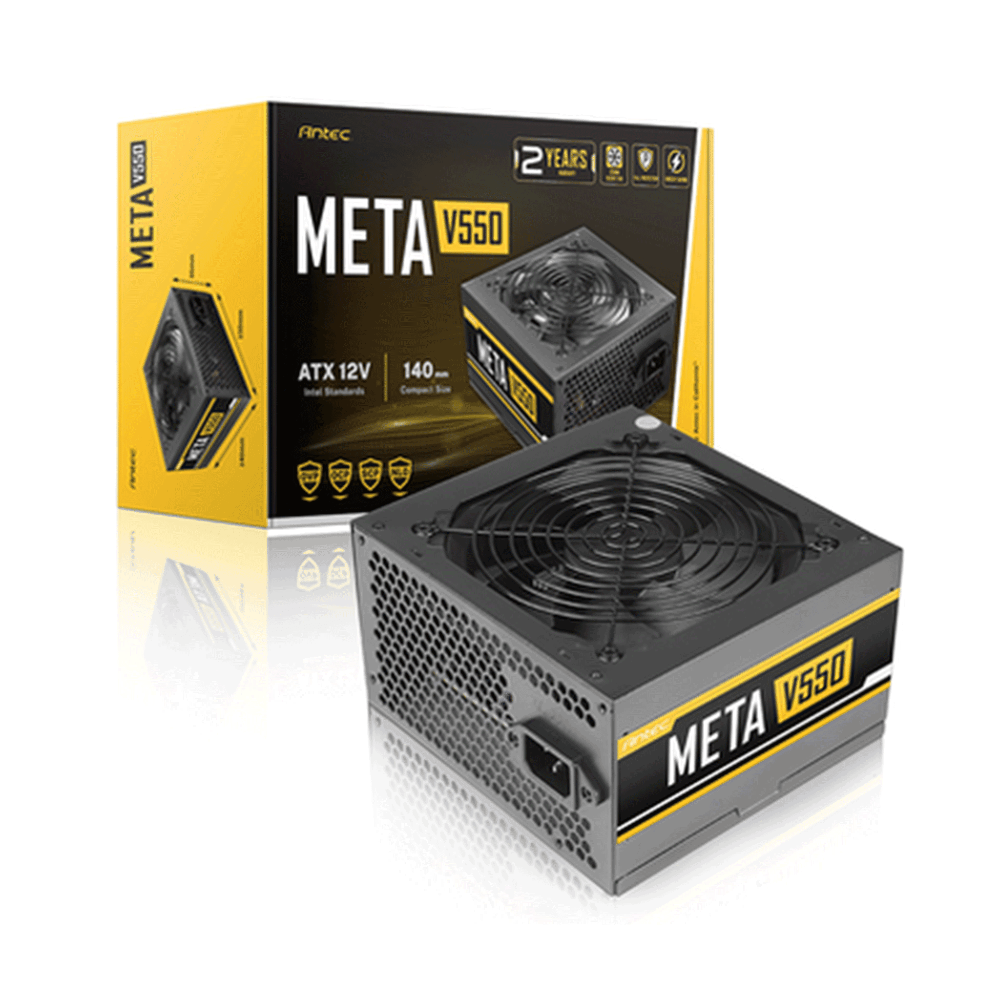 Nguồn máy tính ANTEC Meta V550 550W | Non Modular, ATX