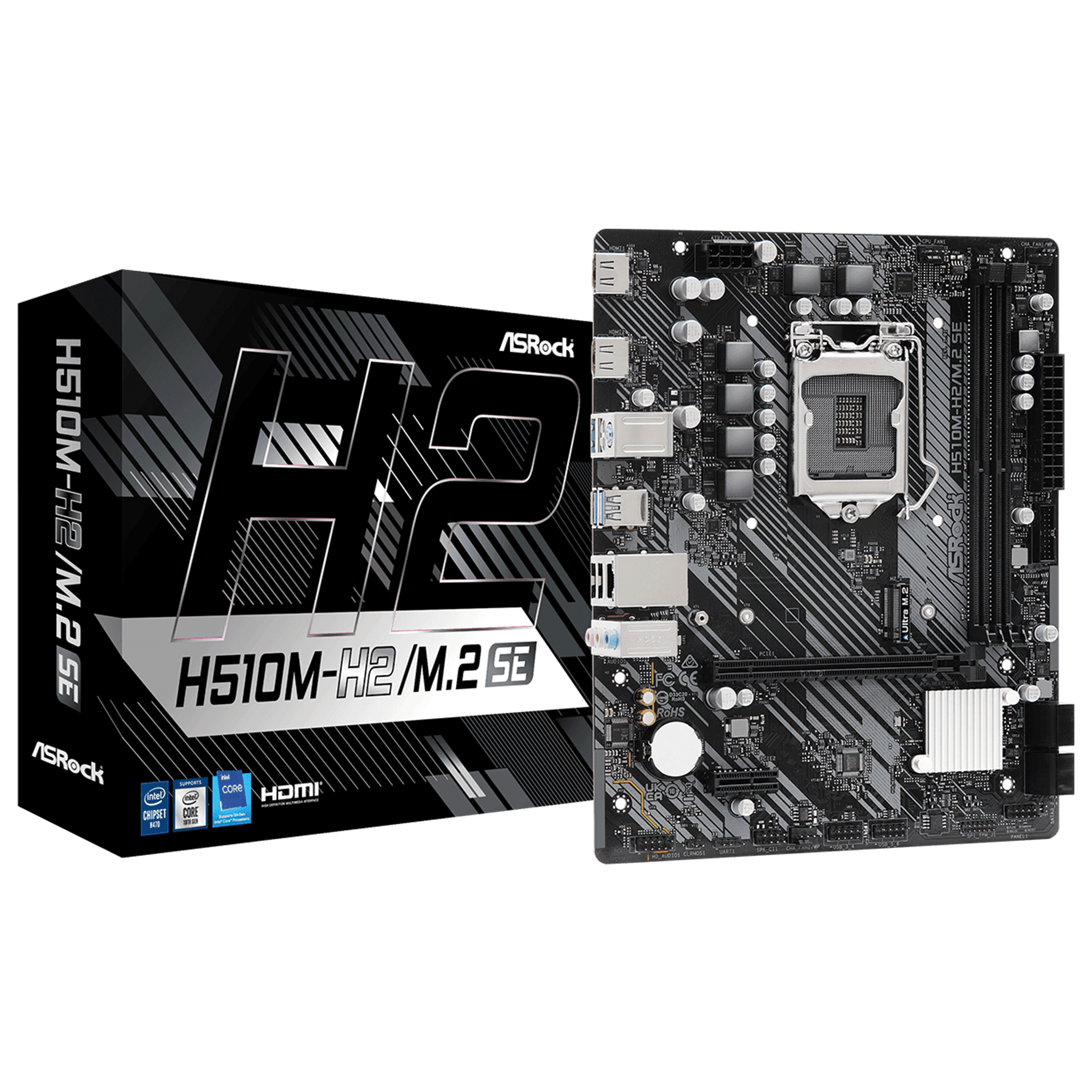 Mainboard ASRock H510M-H2/M.2 SE DDR4 | LGA 1200, mATX, 2 khe RAM