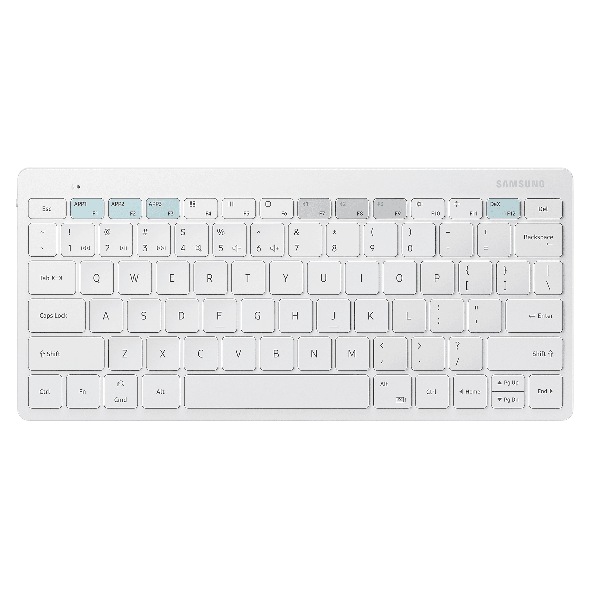 Bàn phím Bluetooth Samsung Trio 500 - Trắng