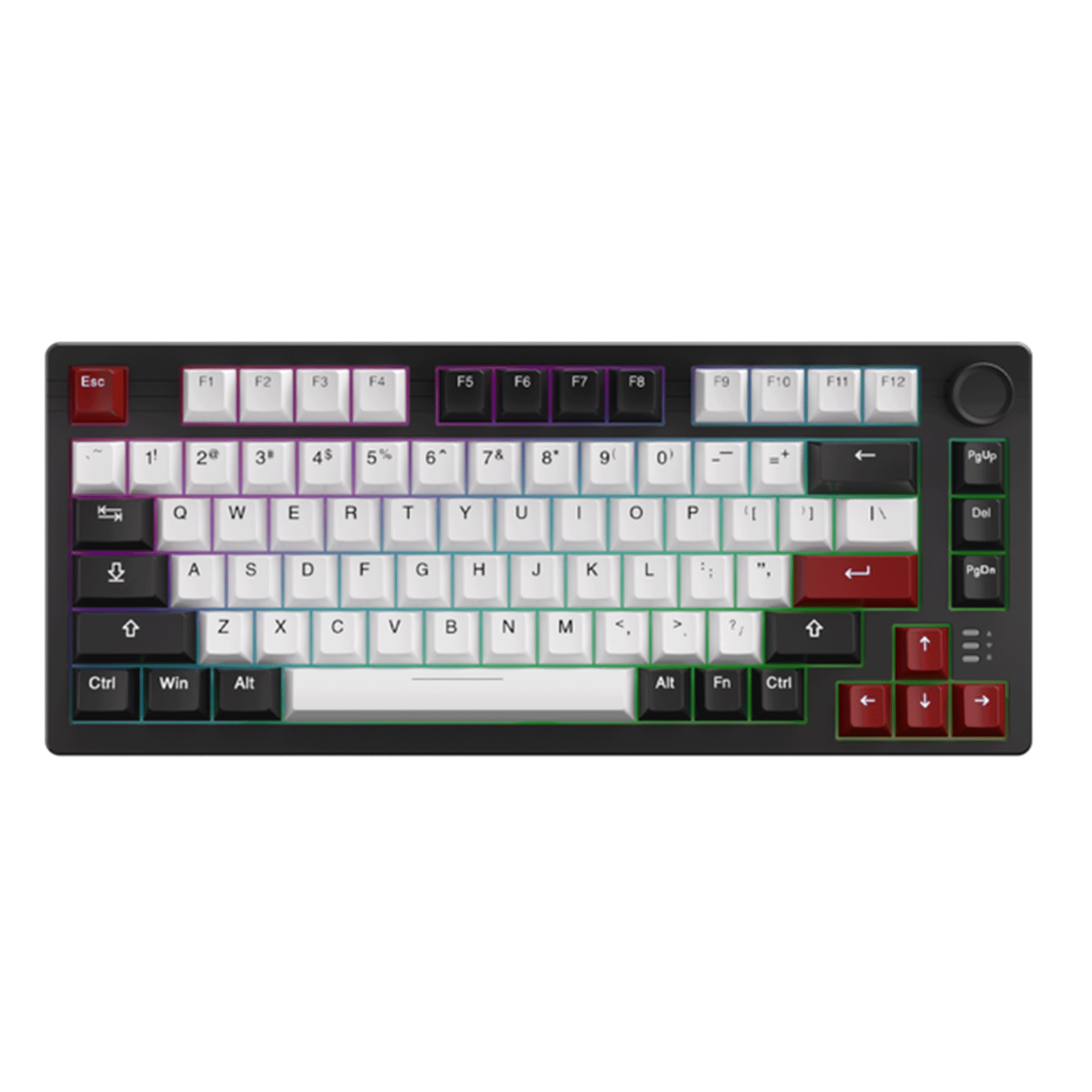 Bàn phím cơ gaming Dareu EK75 Pro | 3 Mode, TKL, Linear Switch, RGB, Black/Yellow, Hot swap