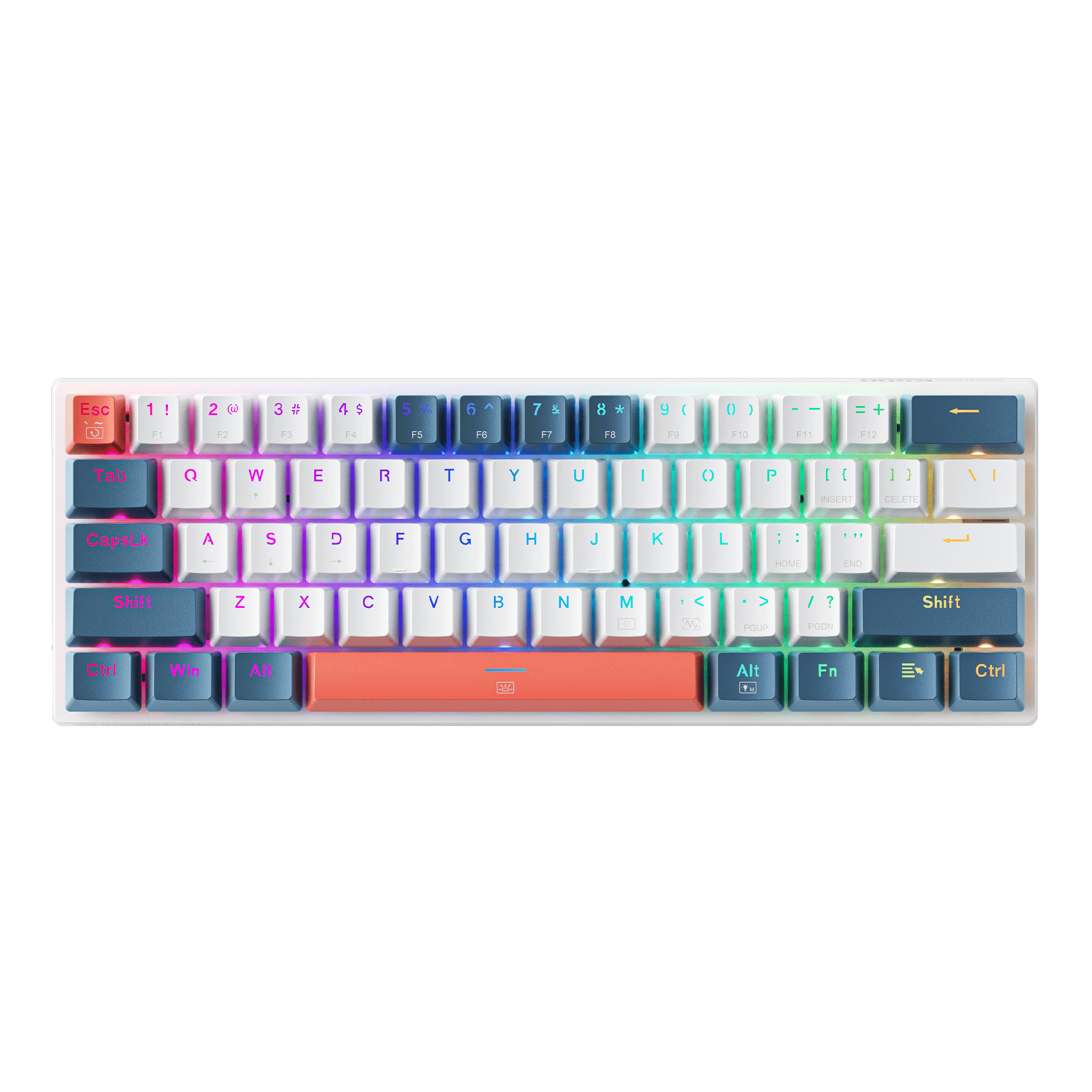 Bàn phím cơ gaming Machenike K500-B61 | Có dây, Mini, Brown Switch, RGB