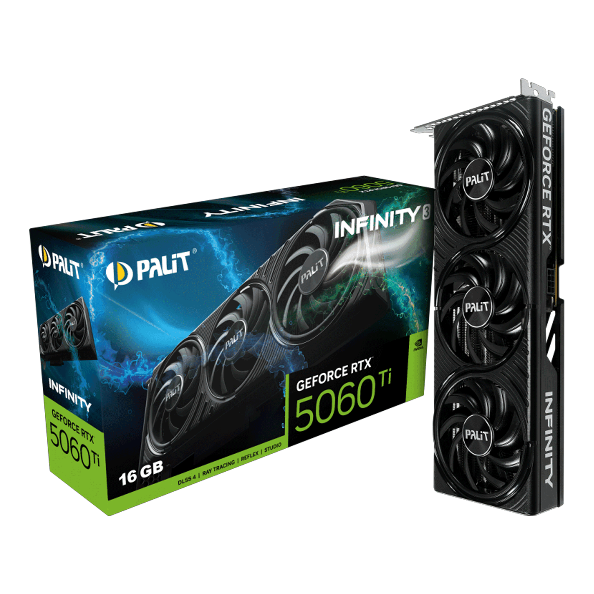 Card màn hình NVIDIA GeForce RTX 5060 Ti Palit Infinity 3 | 16GB GDDR7, 4608 CUDA, 600W