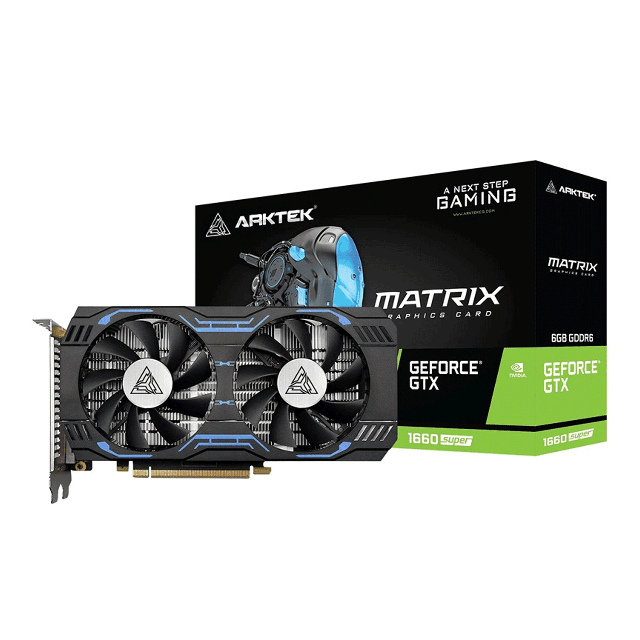 Card màn hình ARKTEK GTX 1660 Super 6GB