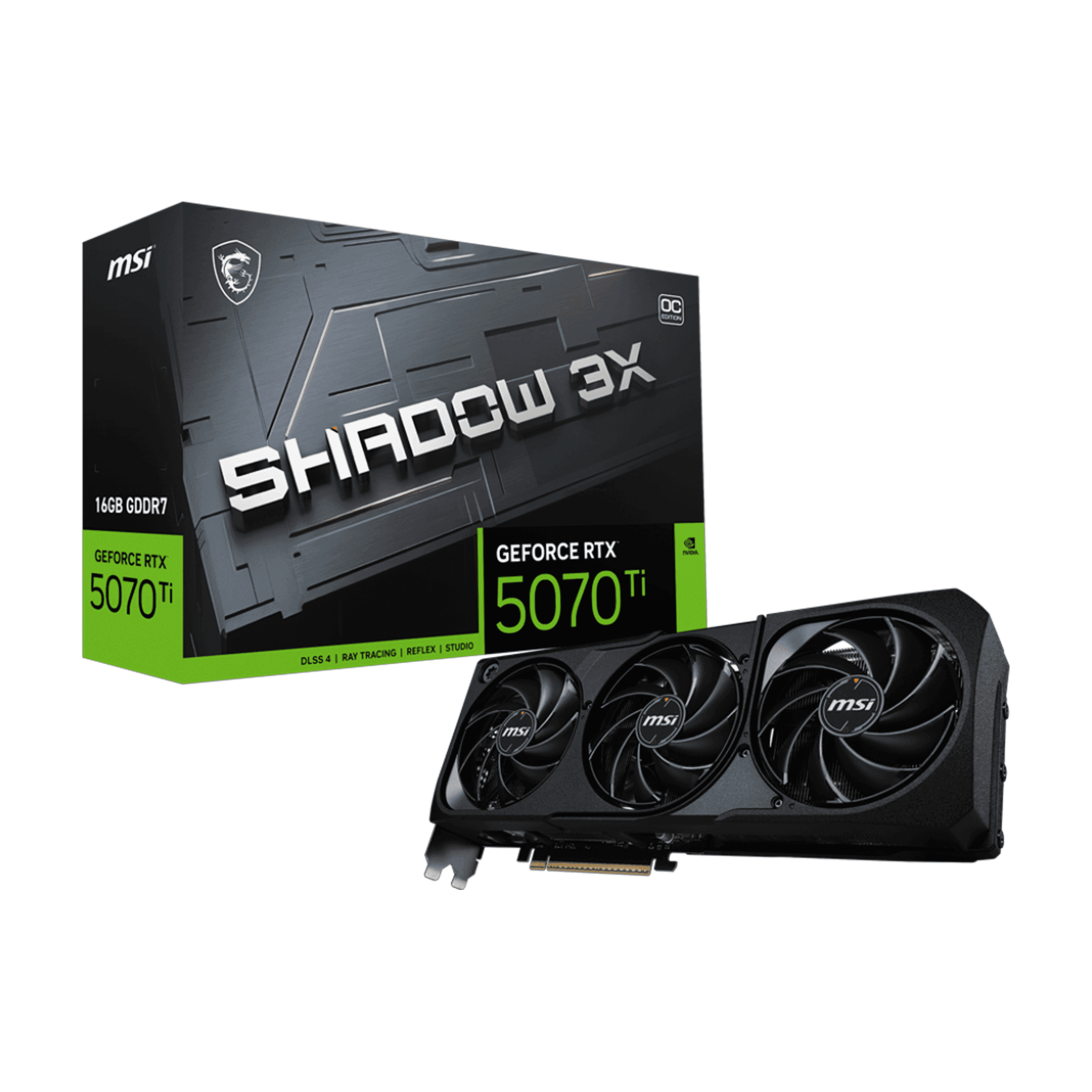 Card màn hình MSI GeForce RTX™ 5070 Ti 16G SHADOW 3X OC
