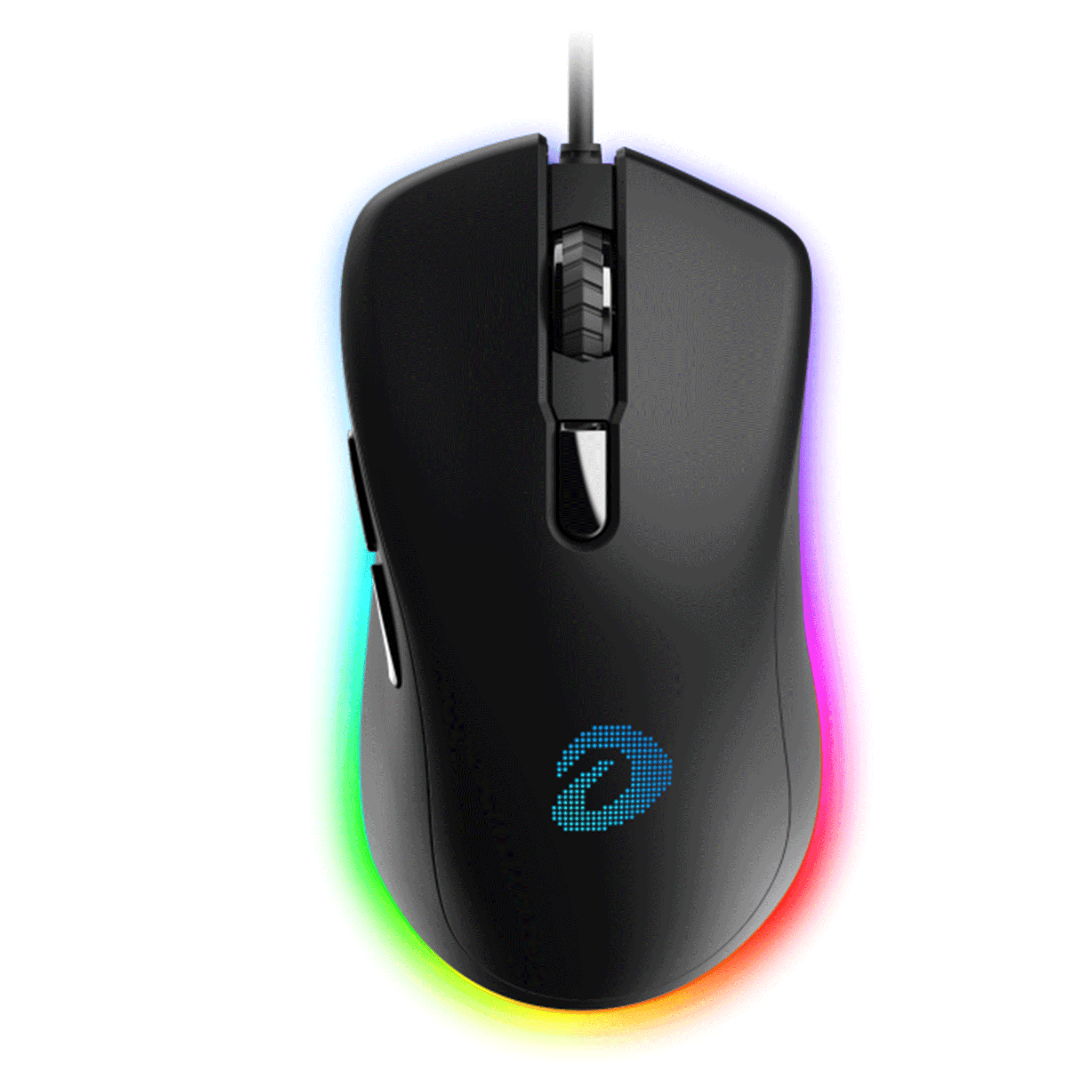 Chuột gaming DareU EM908X | Có dây, 6400 DPI, 88g, RGB, Đen