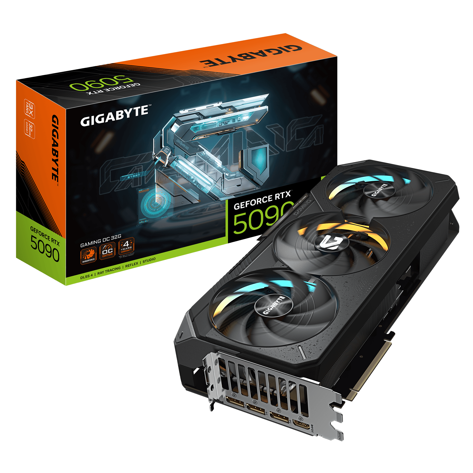 Card màn hình NVIDIA GeForce RTX 5090 Gigabyte GAMING OC | 32GB GDDR7, 21760 CUDA, 1000W