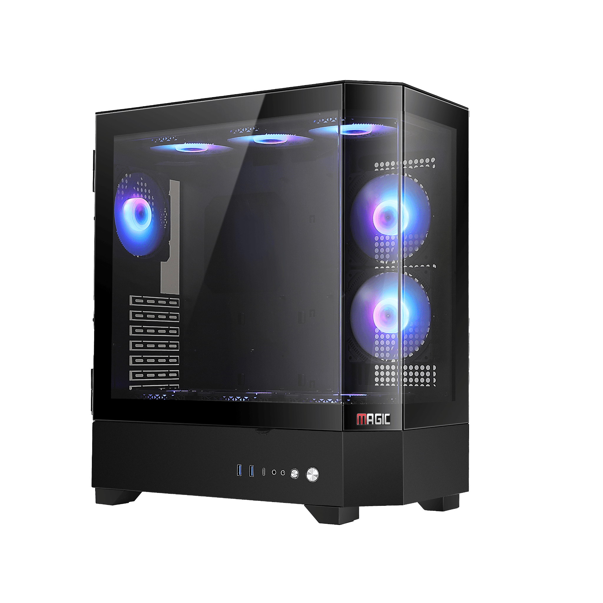 Thùng máy Magic Vila Ultra - Đen | E-ATX, không Fan