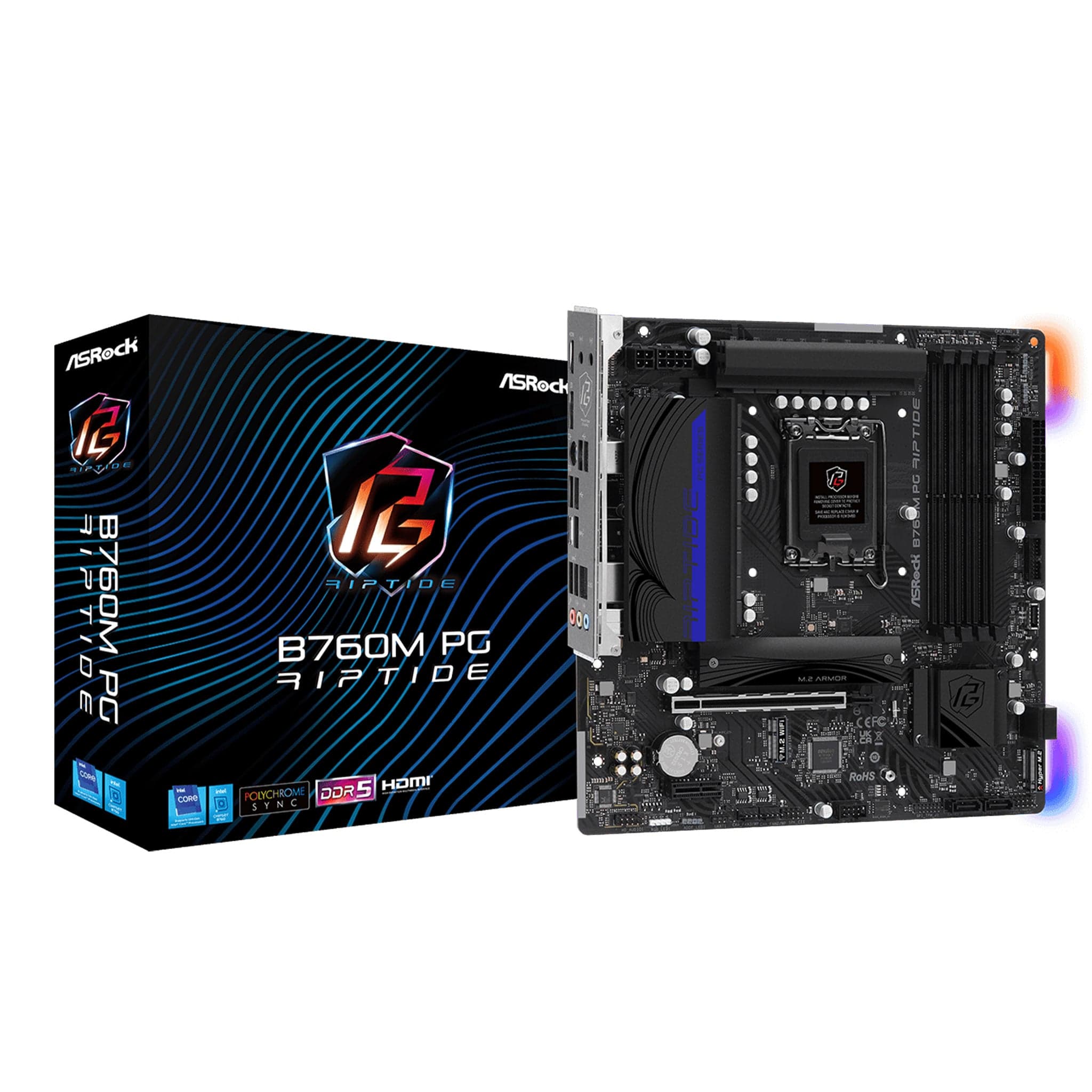 Mainboard ASRock B760M PG Riptide DDR5 | LGA 1700, mATX, 4 khe RAM